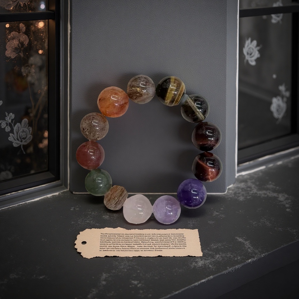 Colorful gemstone bracelets, natural jade bracelets, fashionable accessories, girls' gifts for girlfriends, best friends, gemstones, salt source agate, jade Specification image