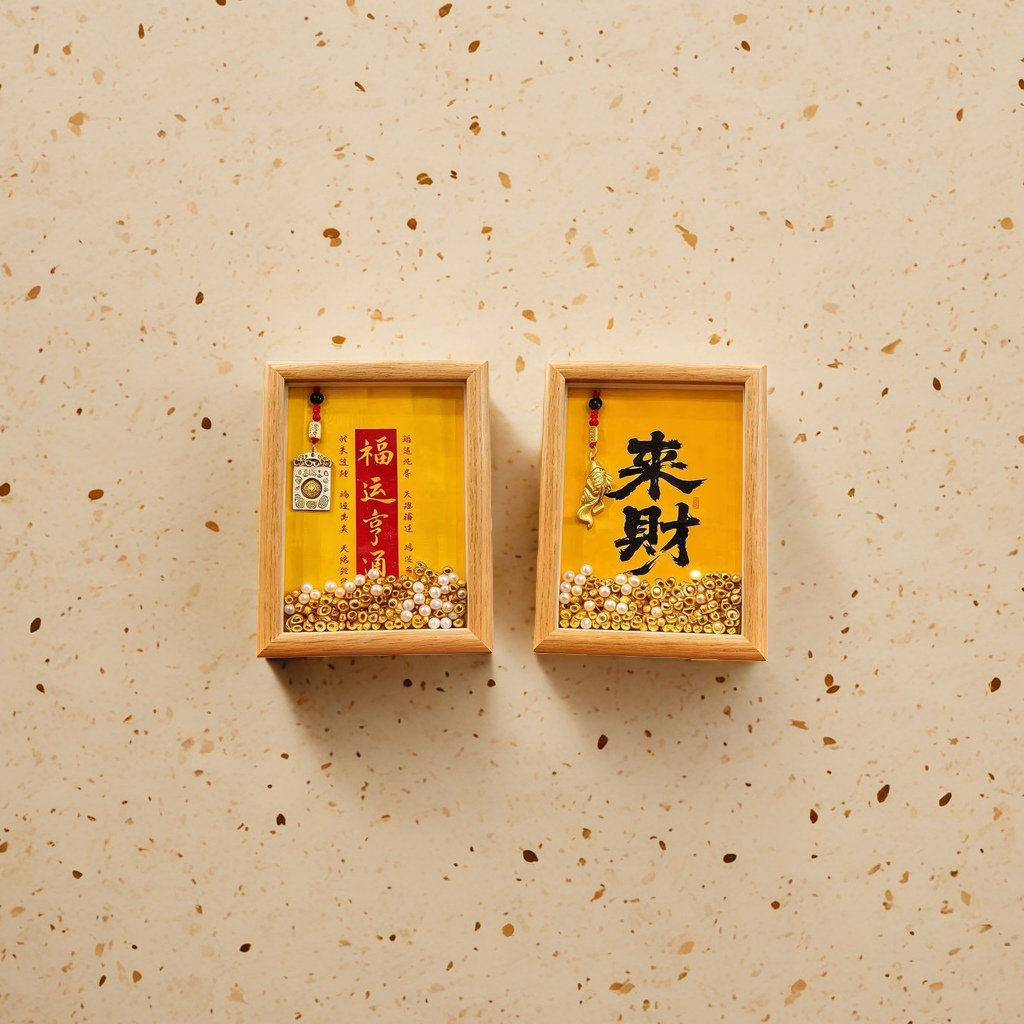 福运亨通来财主题摆件装饰画家居装饰摆件艺术画招财猫周边细节图