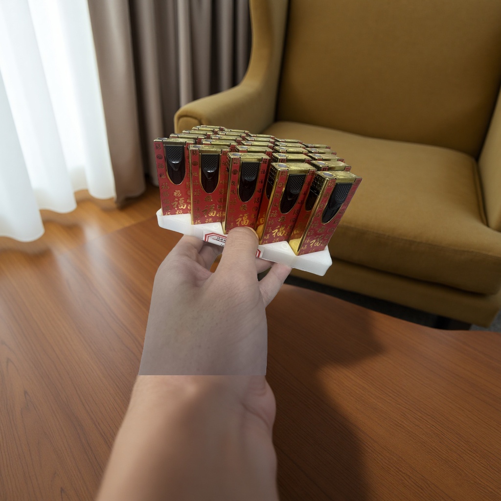 The red packaging box cigarette gift box is an excellent gift. The cigarette box has an exquisite design Specification image