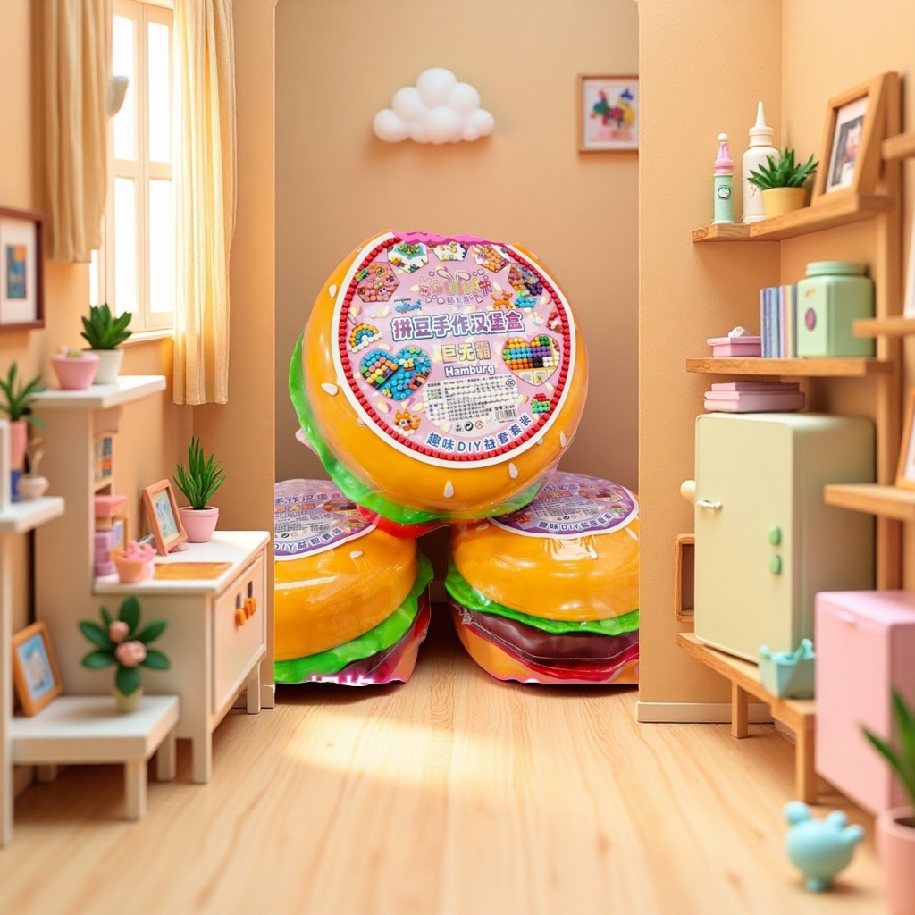 من المثير للاهتمام أن Dy Diyi Diyi Diyi هو مجموعة علب الهامبرغر يمكن تفكيكها يدويا يدوية مبتكرة Specification image