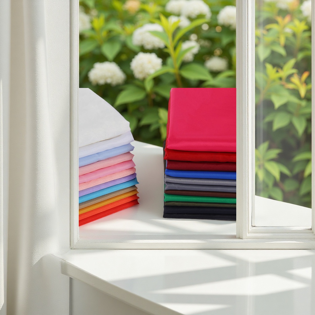 彩色布料堆叠布料 100%棉 布料样品 多色可选112326371