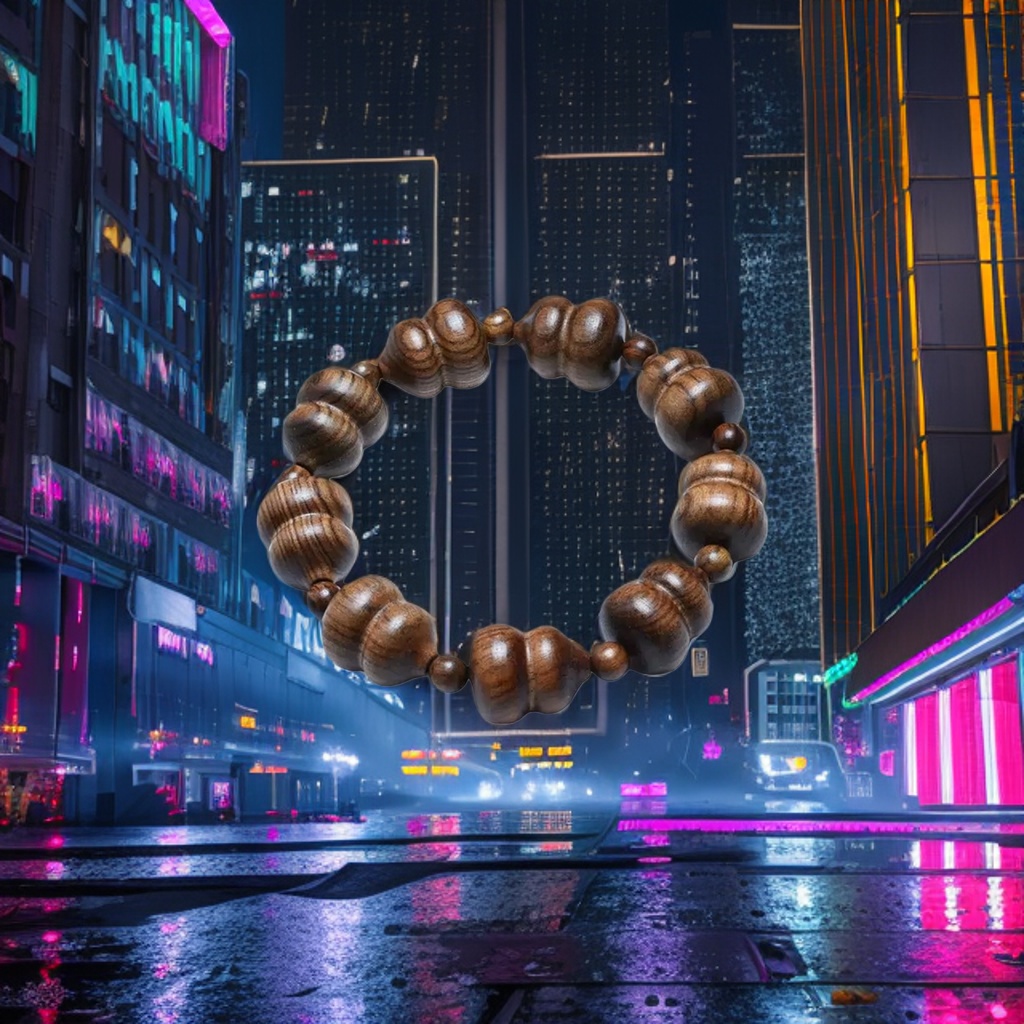 The wooden bracelet with natural texture is a great gift for both men and women, suitable for playing with and maintaining health Application Scenario