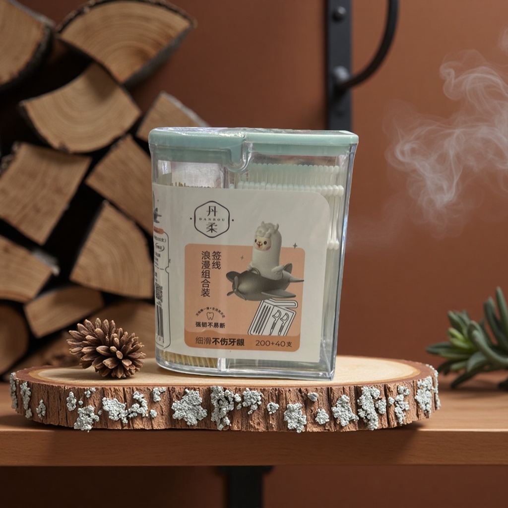 A 100-piece extended stainless steel toothpick box for home portable storage details Picture