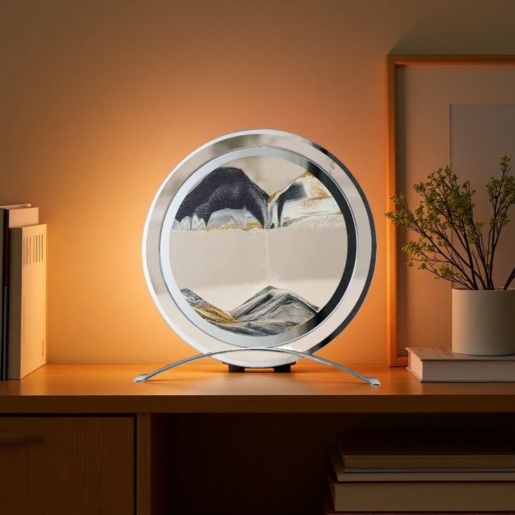 ومرآة الزخرفة المستديرة هي عبارة عن مرآة مرآة لغرفة النوم العصرية Specification image