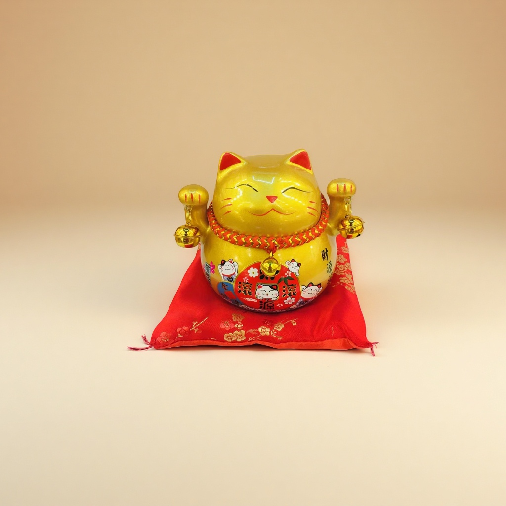 招财猫摆件家居风水招财纳福好运猫咪饰品