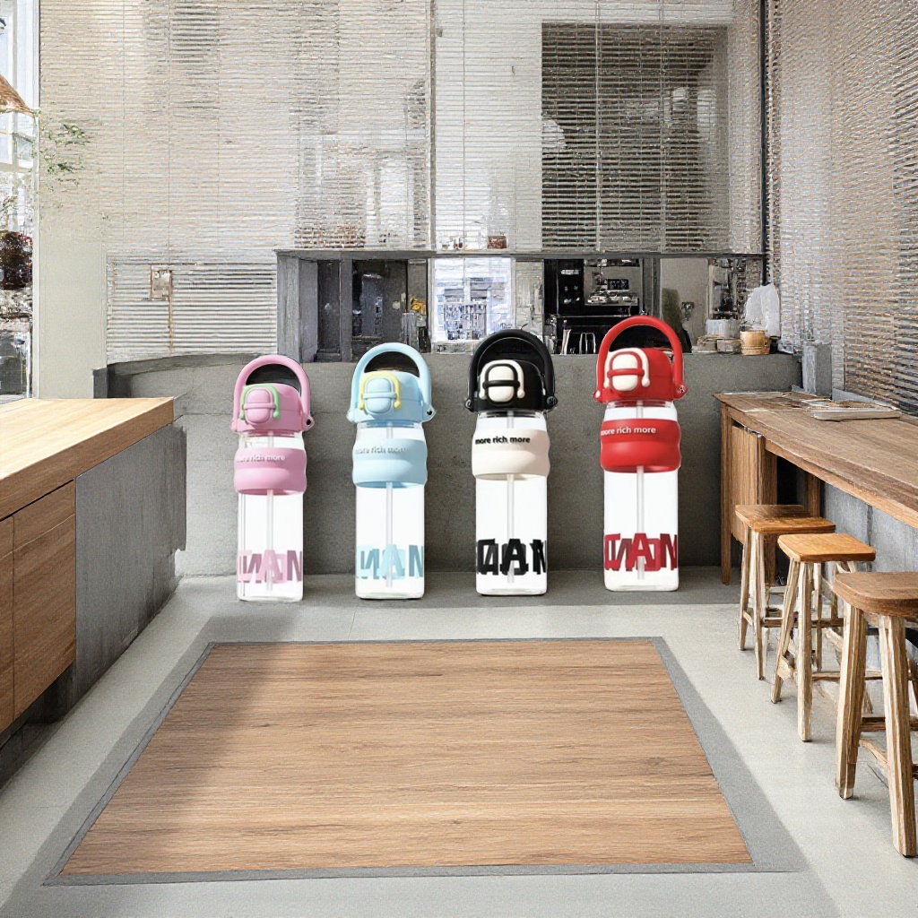 Green apple glass cup thermos, 180ml, glass material, wooden lid design cup Application Scenario