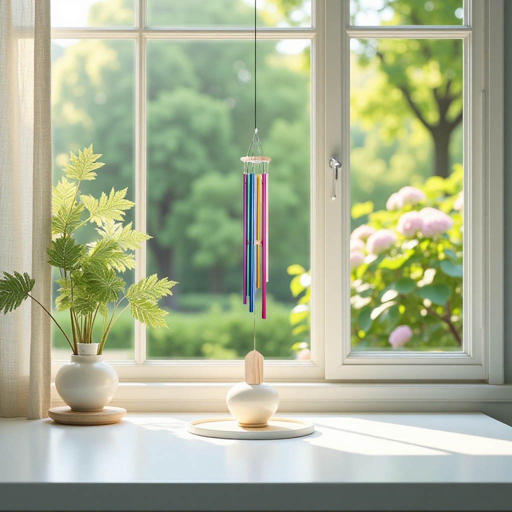Wind chime aromatherapy, wind chime hanging ornaments, home decoration items, fresh and natural style, 120037736 Application Scenario