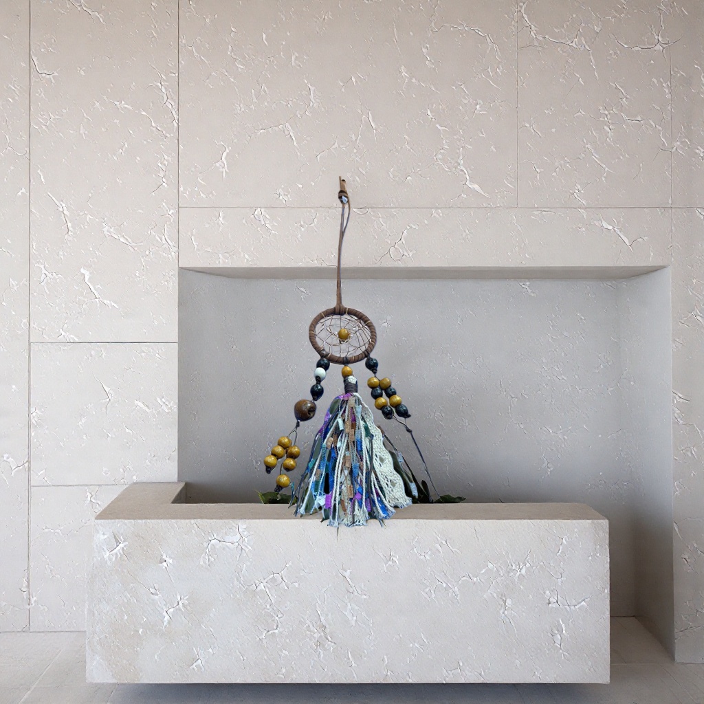 Handicrafts, dreamcatcher, decorative hanging ornaments, home furnishings, dreamy starry sky hanging ornaments Application Scenario