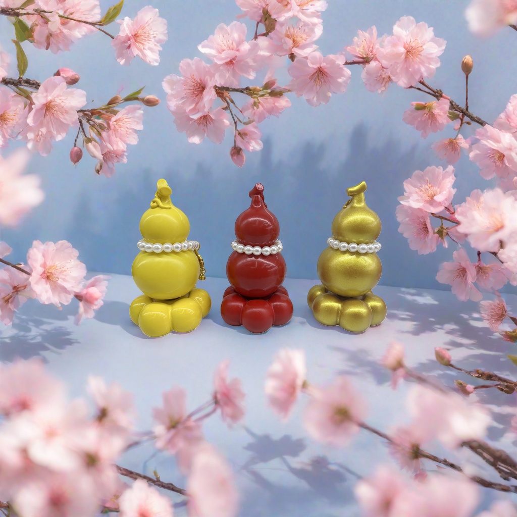 黄色红色金色葫芦造型摆件家居装饰摆件工艺品摆件葫芦葫芦文玩