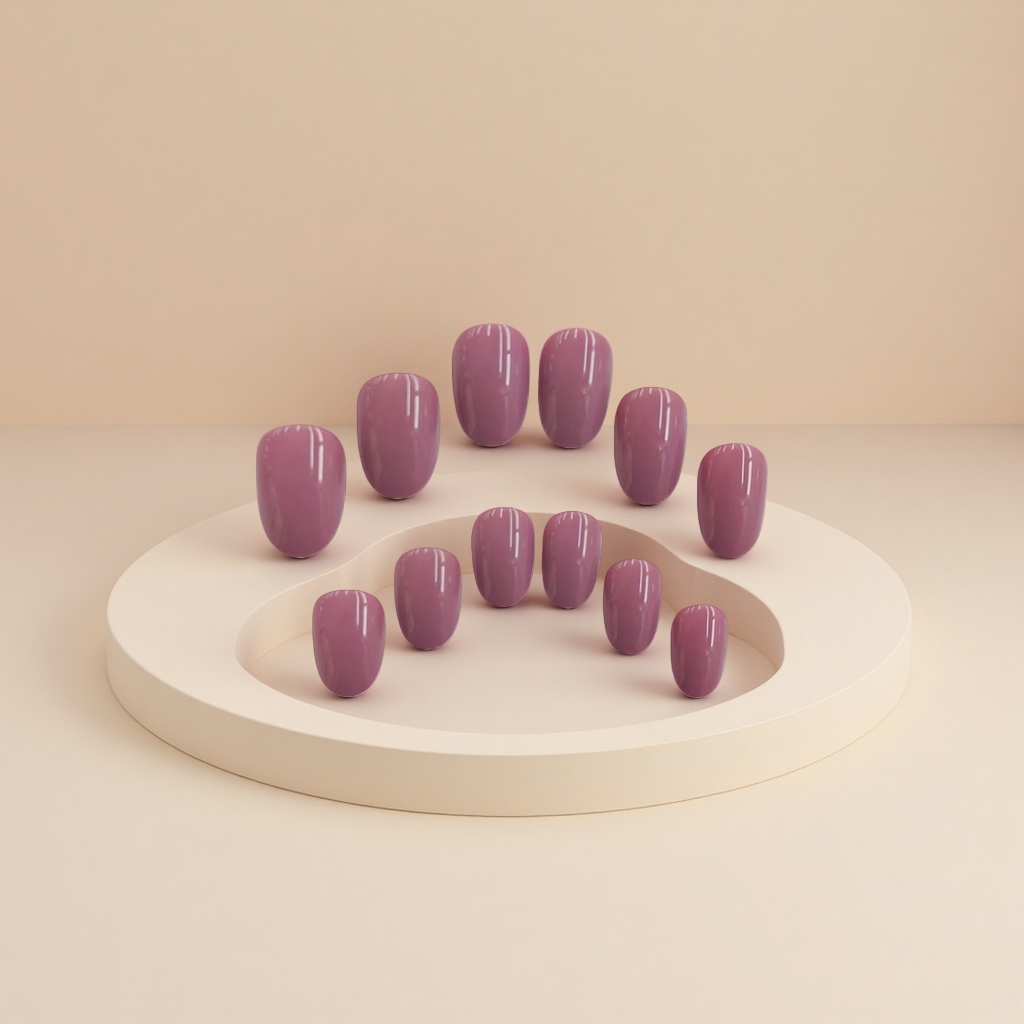 Purple nail patches, nail patches, removable nail patches, disposable nail patches details Picture