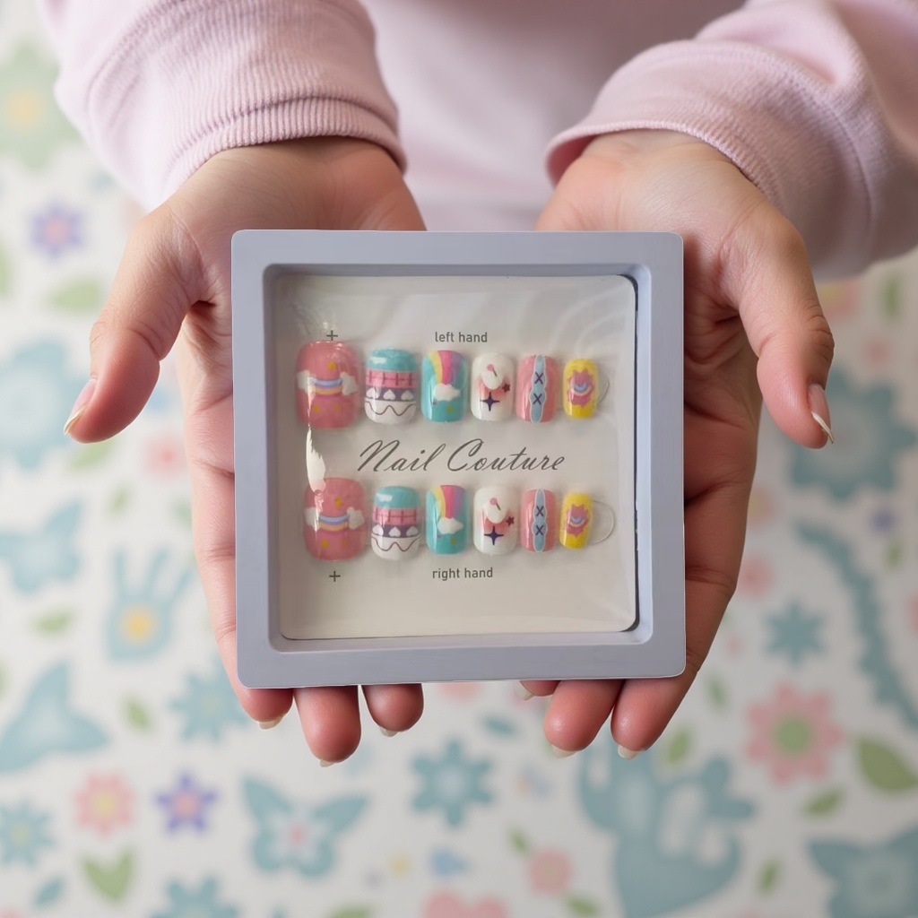 Colorful nail art patches are fashionable and versatile. They are simple and exquisite nail decorations Application Scenario
