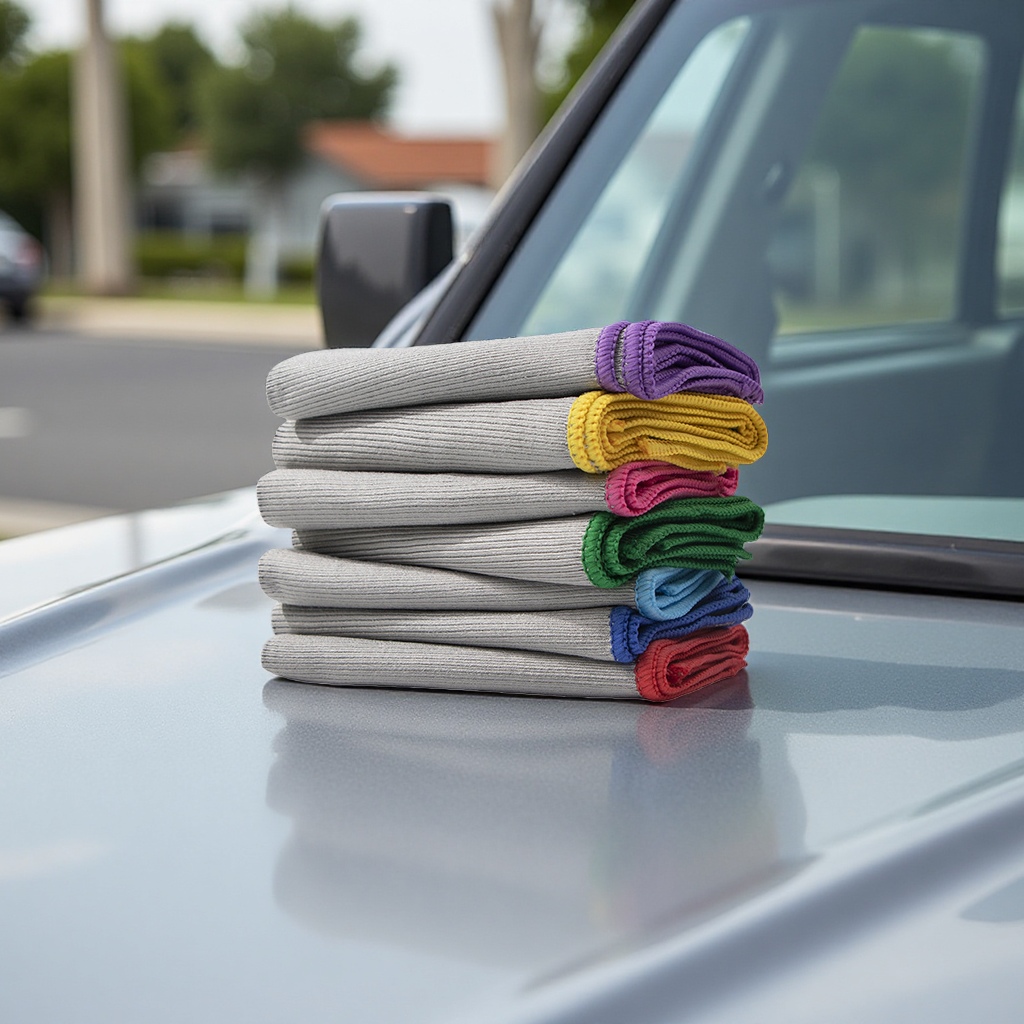 The ultra-fine fiber glass cleaning cloth is free of streaks and lint, and can quickly clean Windows, windshields, rearview mirrors and stainless steel surfaces details Picture