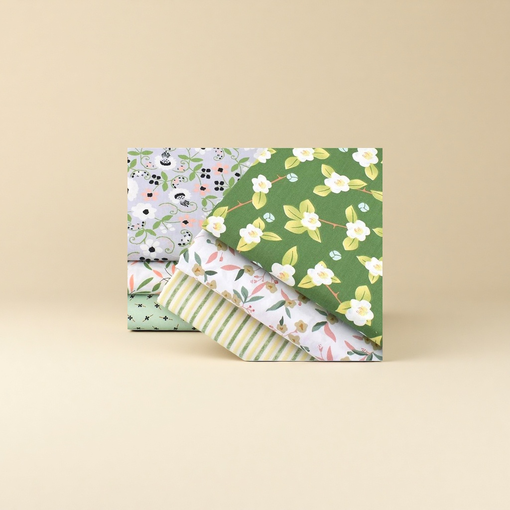 数码印花布料 高密度透气柔软可裁剪家用制作材料