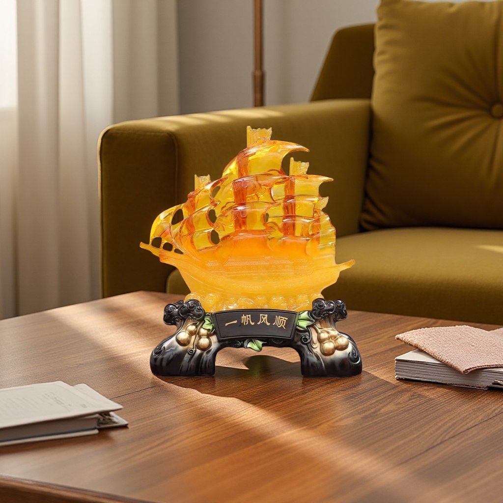 Sailing boat ornaments, home decoration ornaments and handicrafts Application Scenario