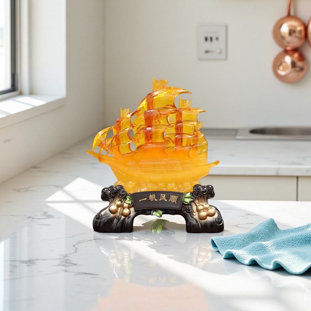 Sailing boat ornaments, home decoration ornaments and handicrafts Specification image