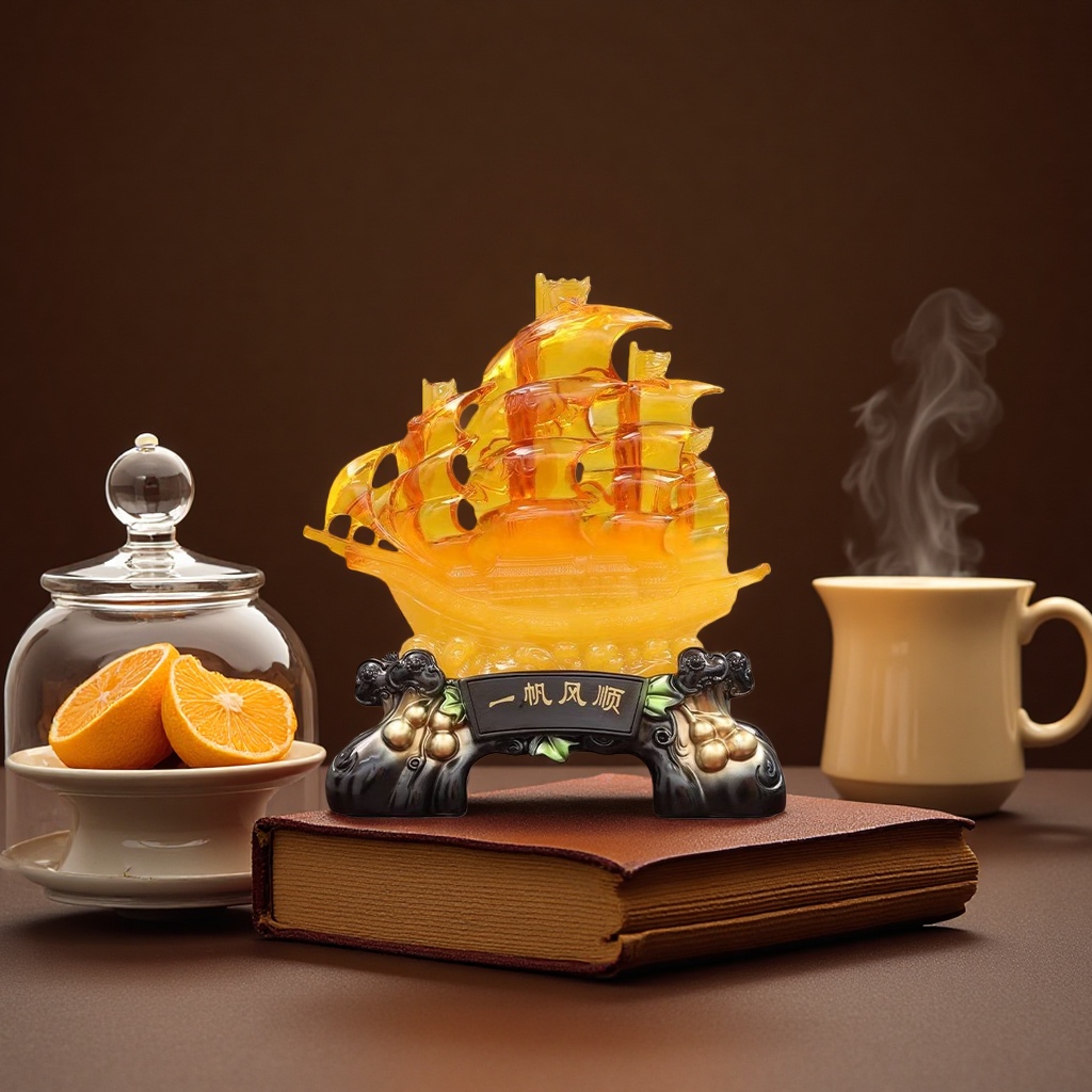 Sailing boat ornaments, home decoration ornaments and handicrafts