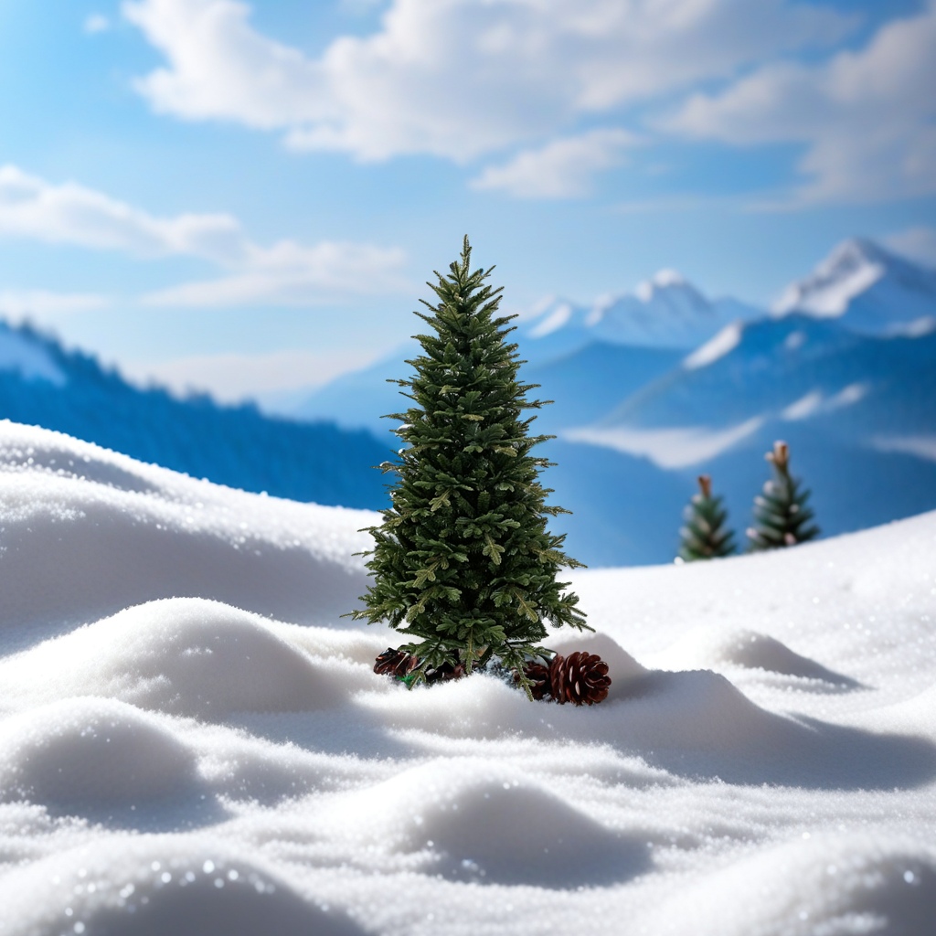 Green pine needle Christmas tree decorative item for home beautification and festival decoration