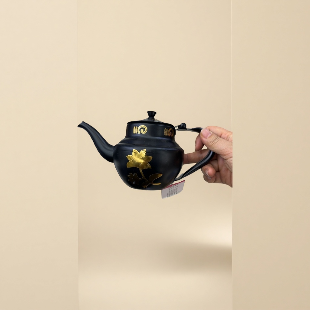 962# Hui Zhou Four Different colored spotted teapots, household tea sets, teapots, Arab teapots, Middle Eastern teapots, teapots details Picture