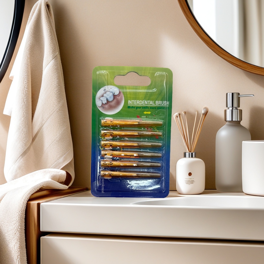 牙间刷便携包装套装 清洁牙缝护龈有效去渍