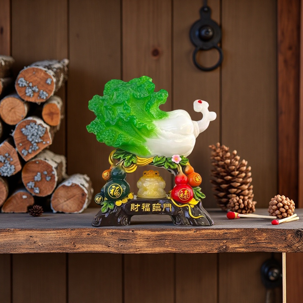 Cabbage decorative items, home decorative items, creative decorative items, living room decorative items Specification image