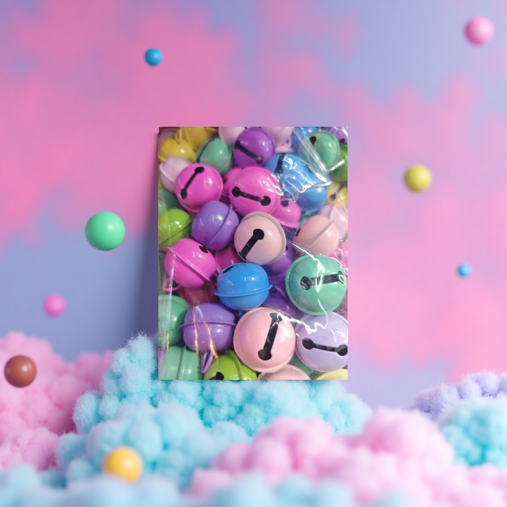 Colorful plastic bells jingle for children details Picture