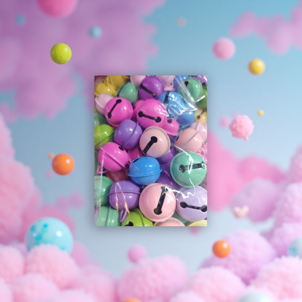 Colorful plastic bells jingle for children Application Scenario