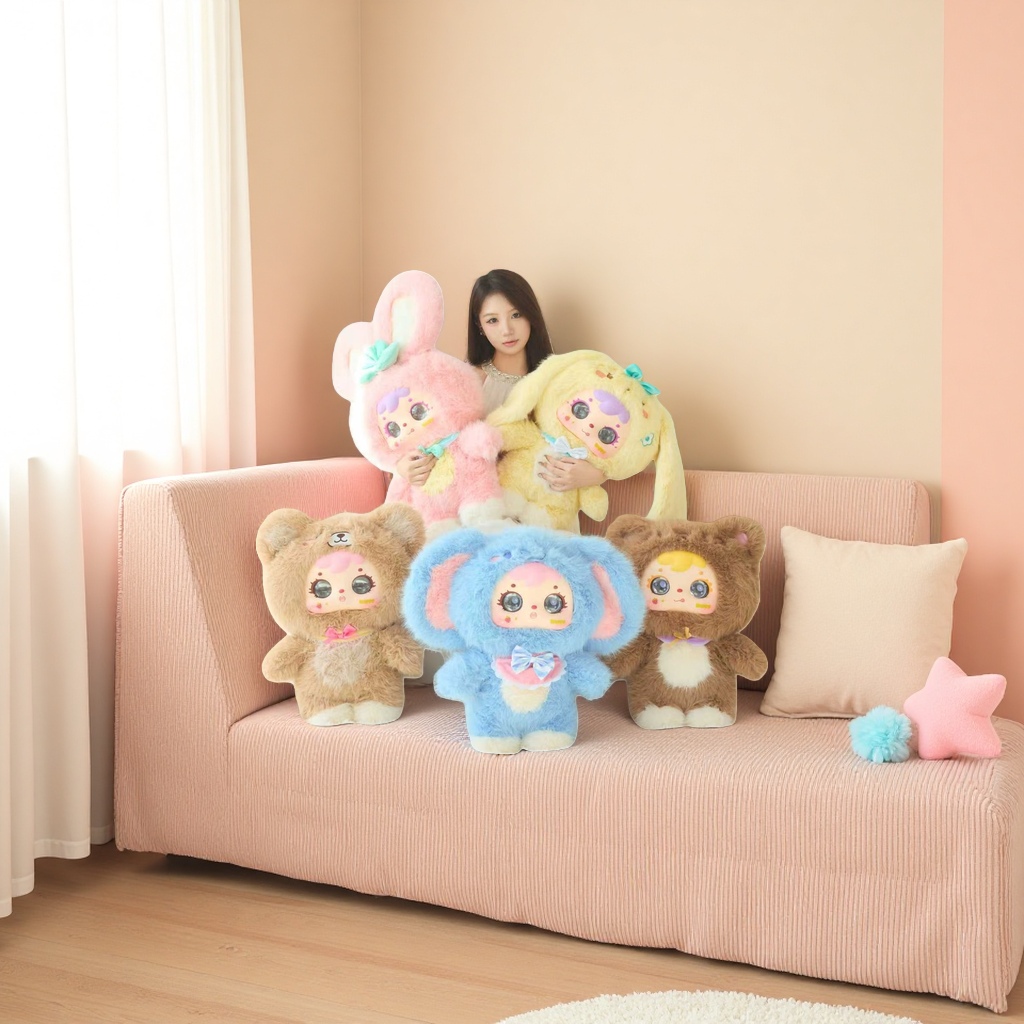 Cute plush toys Samuel series dolls, soft and comfortable throw pillows as gifts