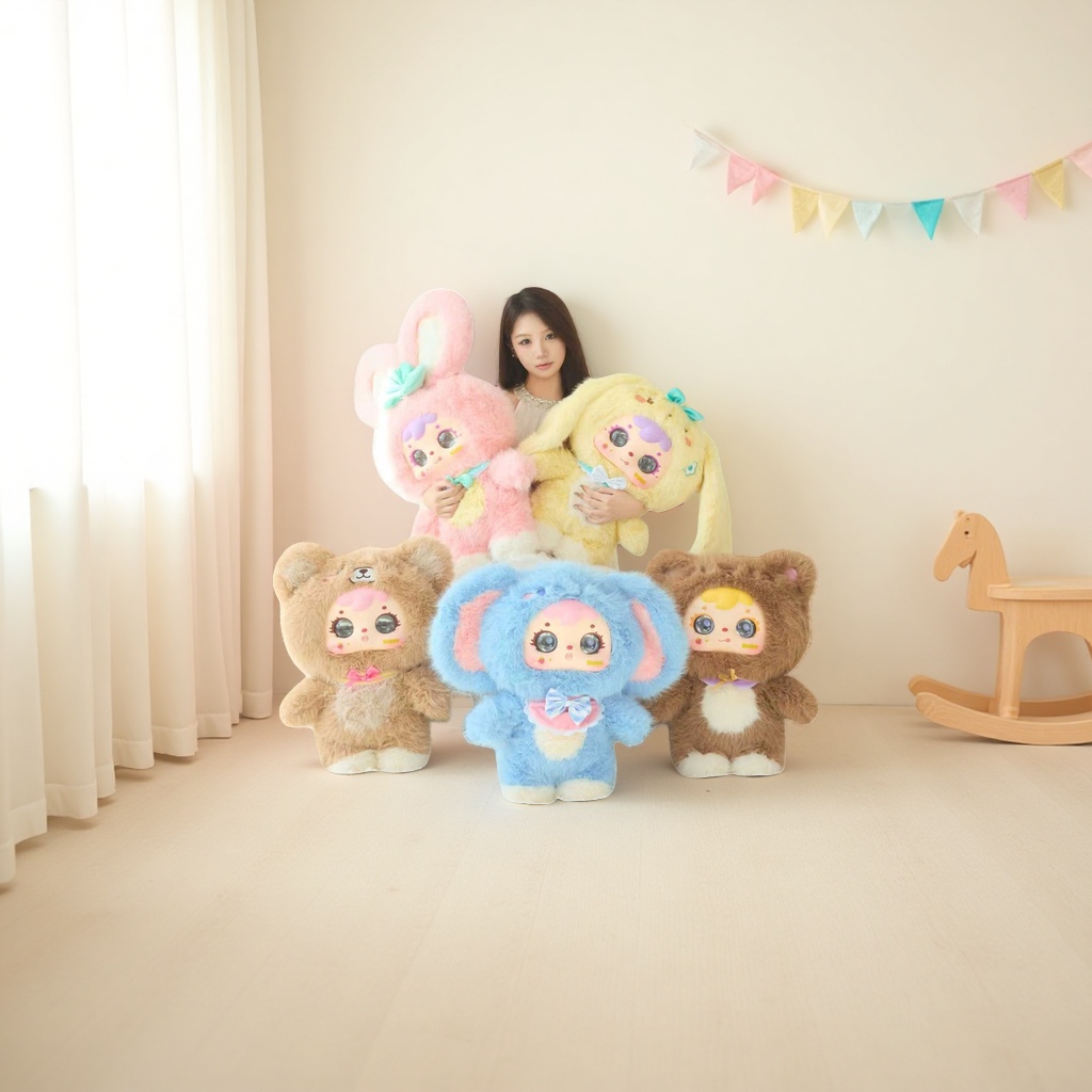 Cute plush toys Samuel series dolls, soft and comfortable throw pillows as gifts details Picture