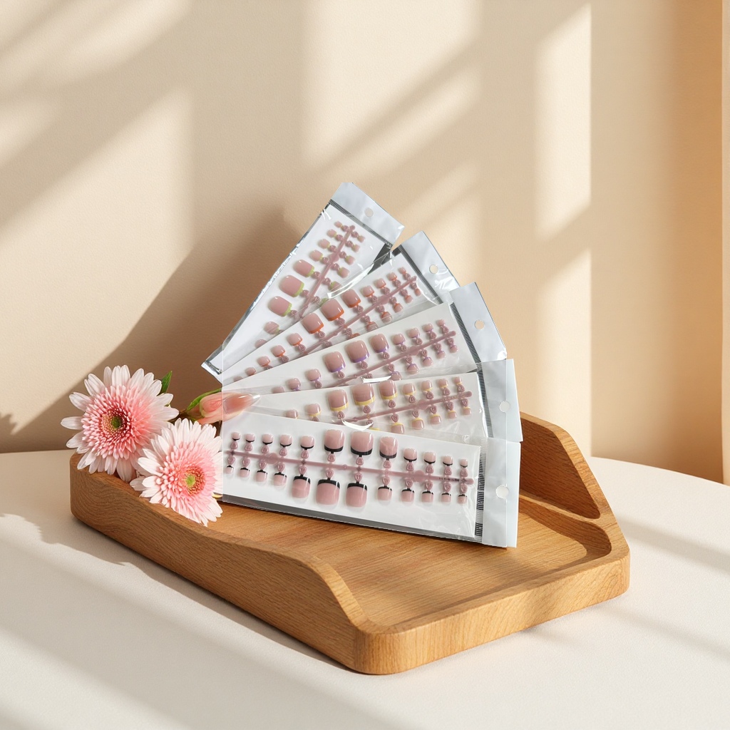 Nail patches, false nails, complete nail tool kit, detachable nail patch materials Specification image