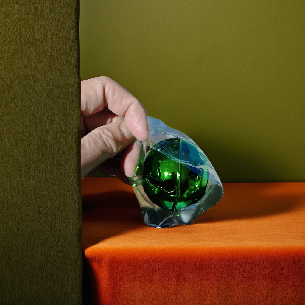 Green Christmas ball decorative ball, holiday pendant, Christmas tree pendant, winter decoration. 153351230 details Picture