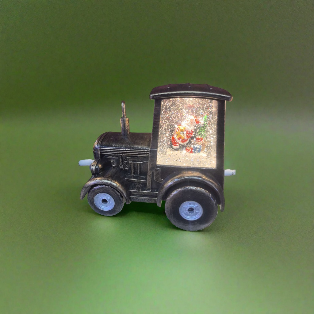 Christmas-themed tractor-shaped snow scene light, warm lighting, festival decorative light 153945247 Application Scenario