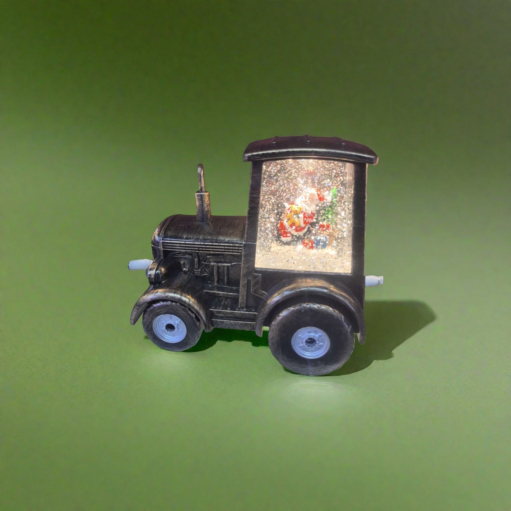 Christmas-themed tractor-shaped snow scene light, warm lighting, festival decorative light 153945247 details Picture