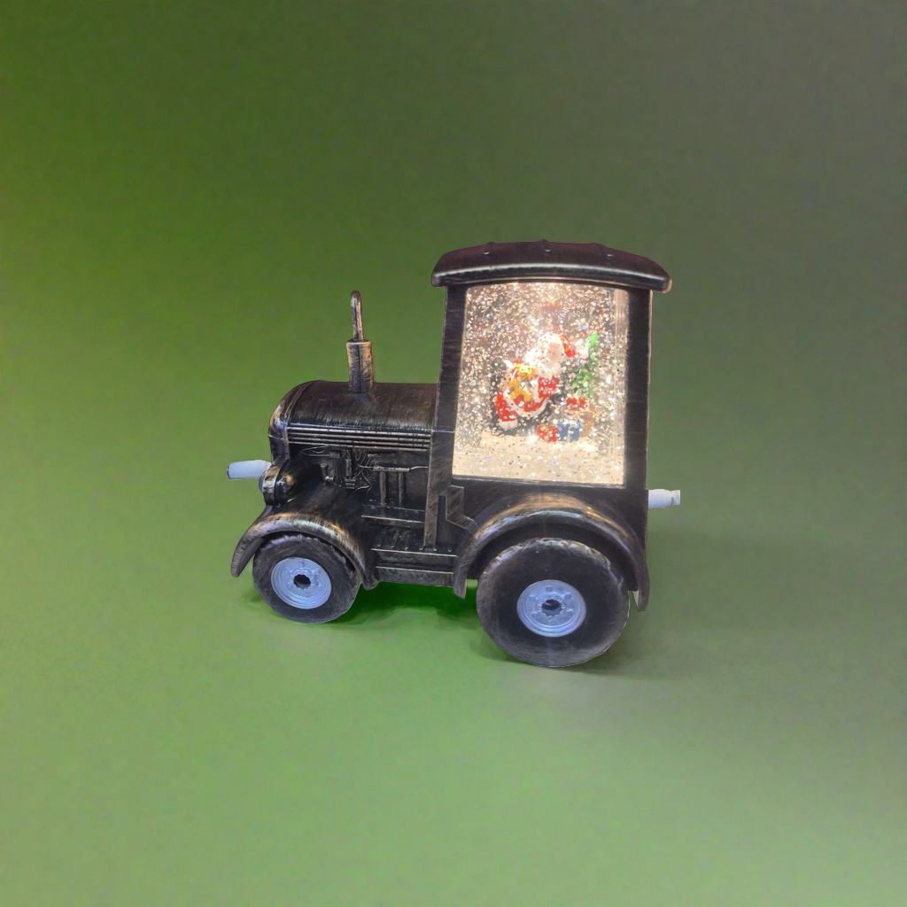 Christmas-themed tractor-shaped snow scene light, warm lighting, festival decorative light 153945247 Specification image