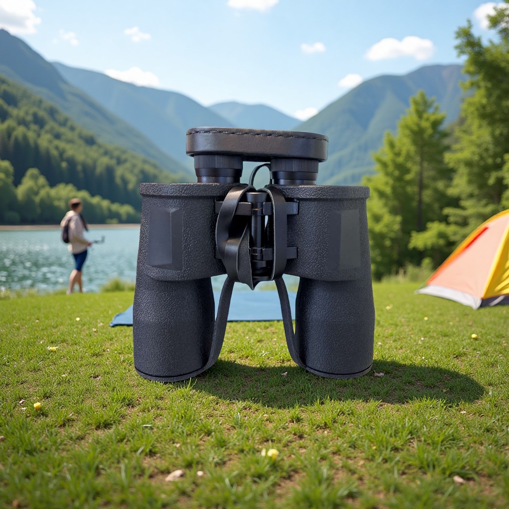 Black binoculars with wide field of view, high-definition observation and anti-shake portable 154739076 Specification image