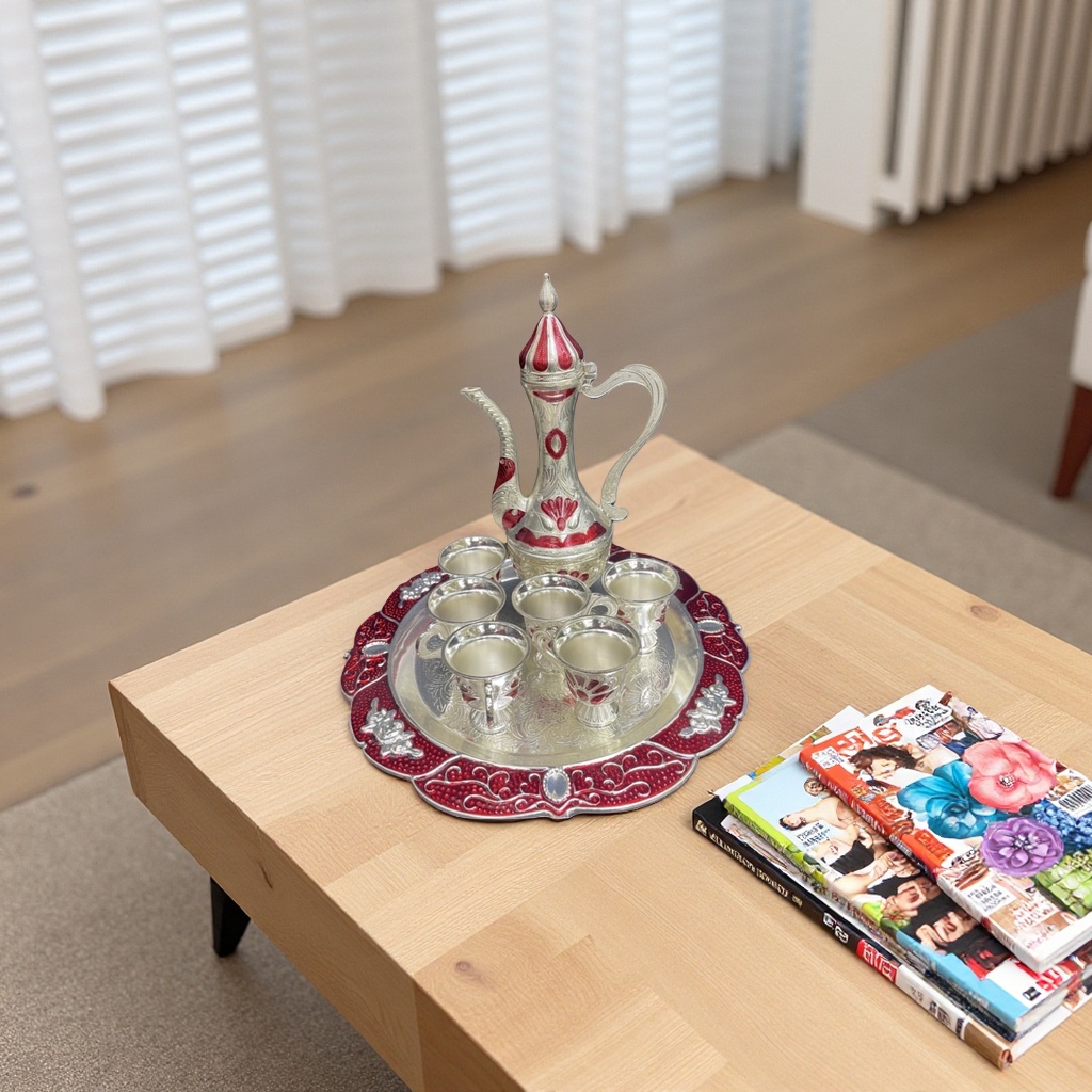 银色茶具套装家用礼品送礼便携茶具组茶具套装细节图