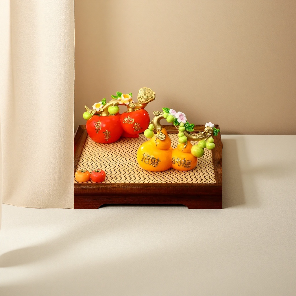 Gourd ornaments are decorative items for attracting wealth and good fortune, home decorations, and living room decorative handicrafts