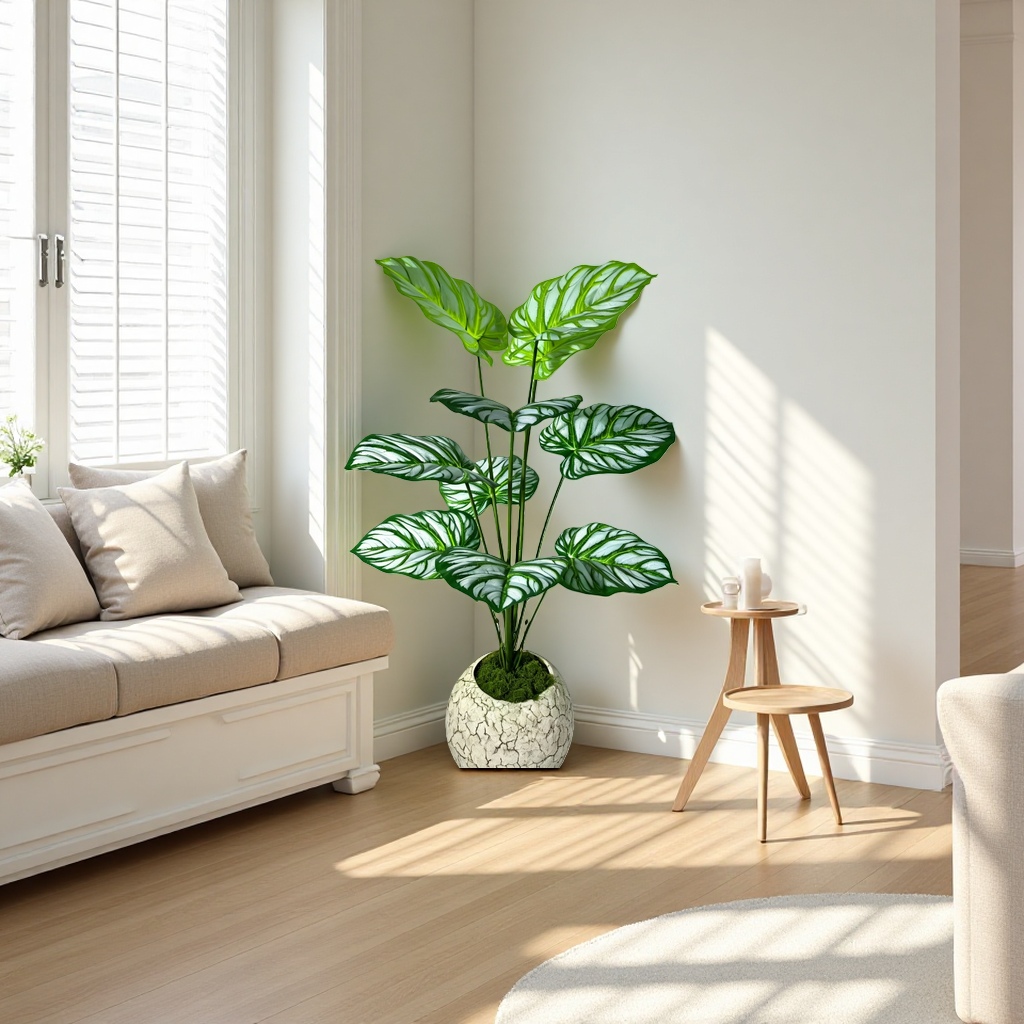 Green leaf plant potted plants, indoor small green plant potted plants, succulent plant combination 164251138 Specification image