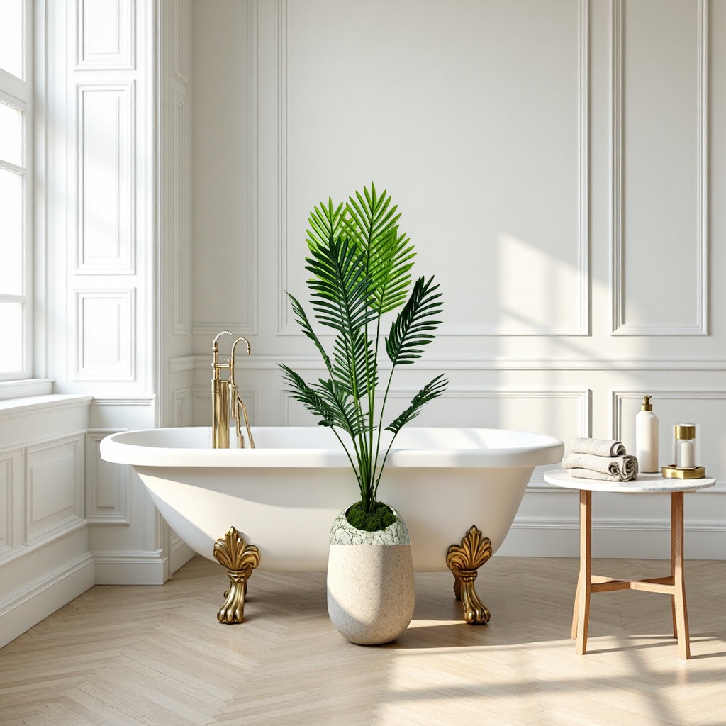 Green palm leaf potted plants, indoor green plants, home decoration, shade-tolerant plants, succulent potted plants Application Scenario