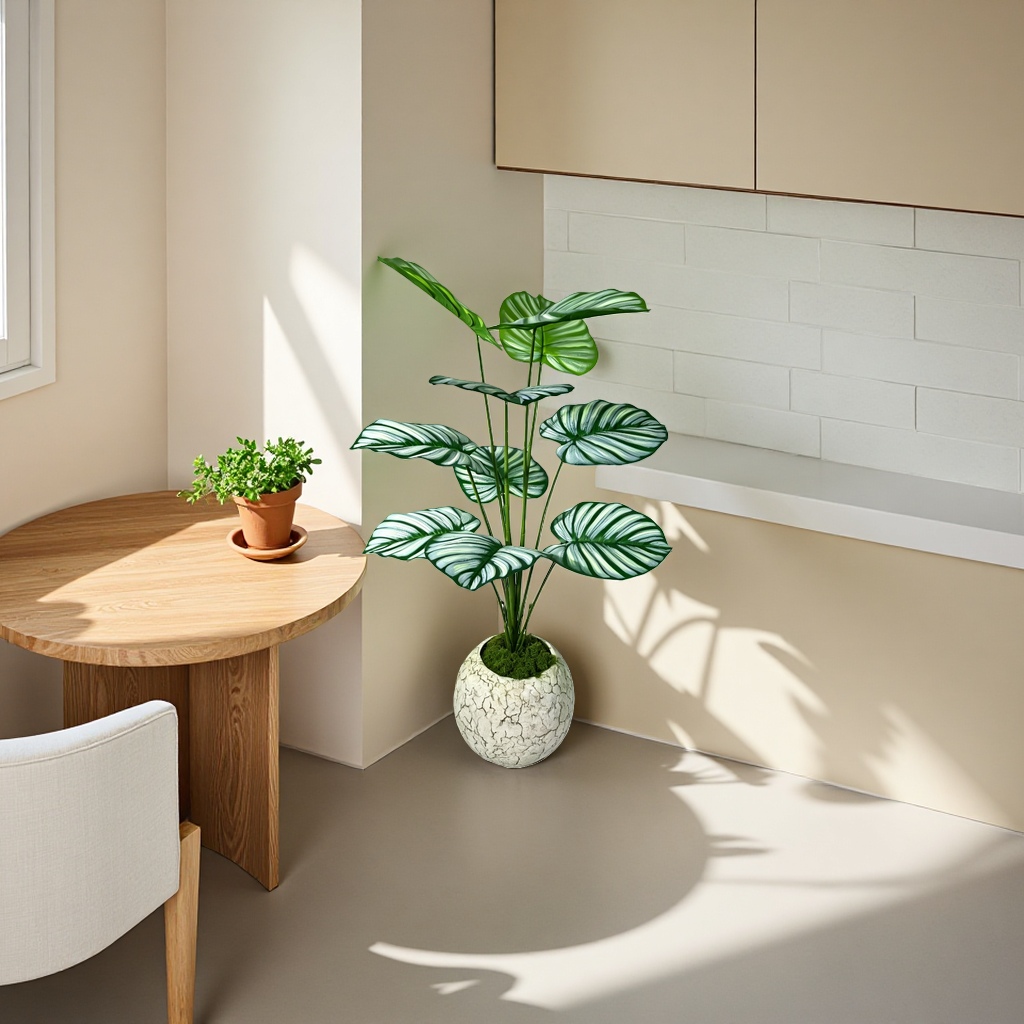 Green leaf plant potted plants, indoor small green plant potted plants, succulent plant combination package details Picture