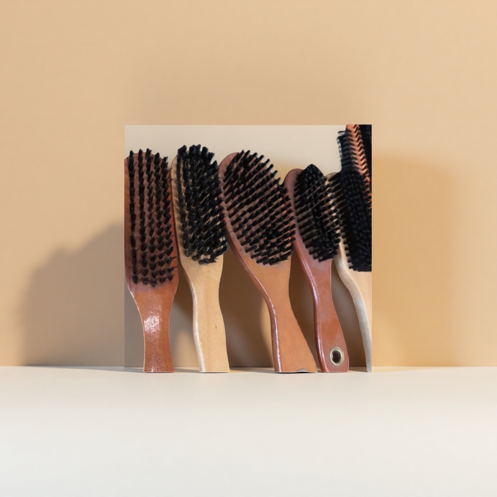 Wooden comb, smooth hair care, anti-static comb details Picture