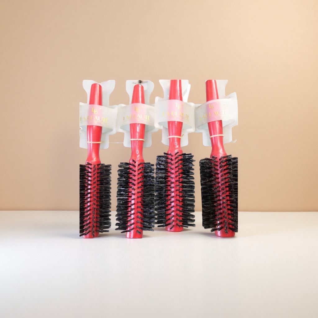 Red curly hair comb, smooth style, soft and forked anti-static curly hair tool details Picture