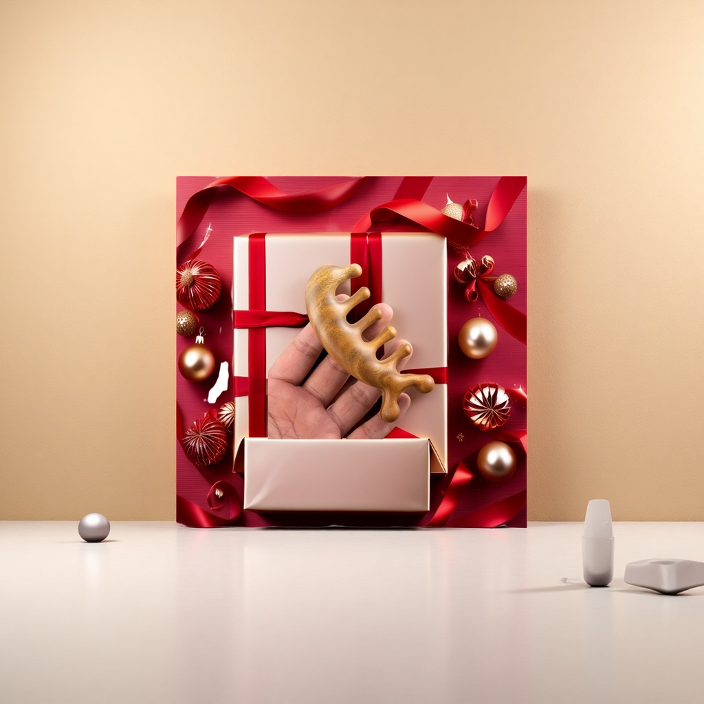 圣诞装饰+礼物盒产品图