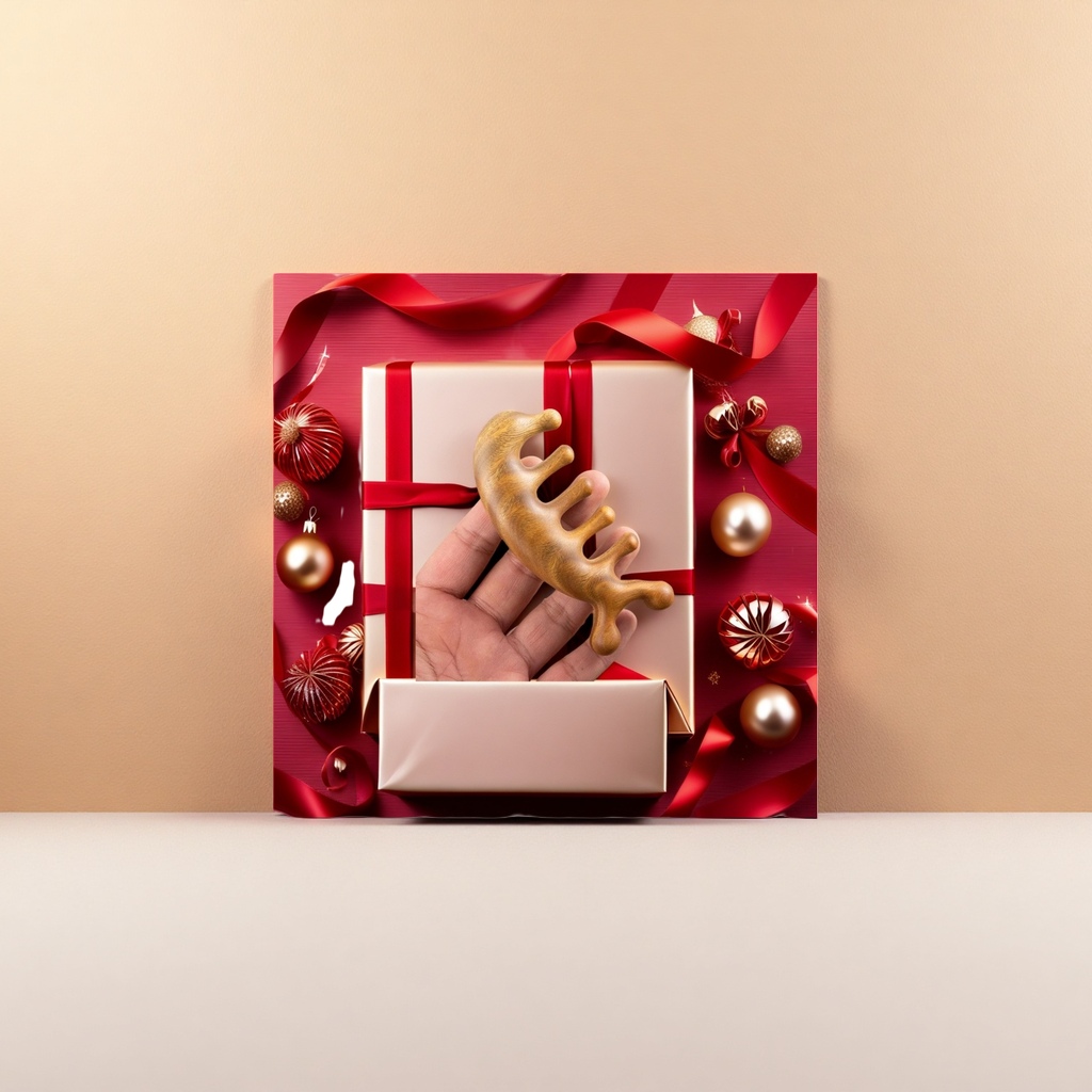 圣诞装饰+礼物盒细节图