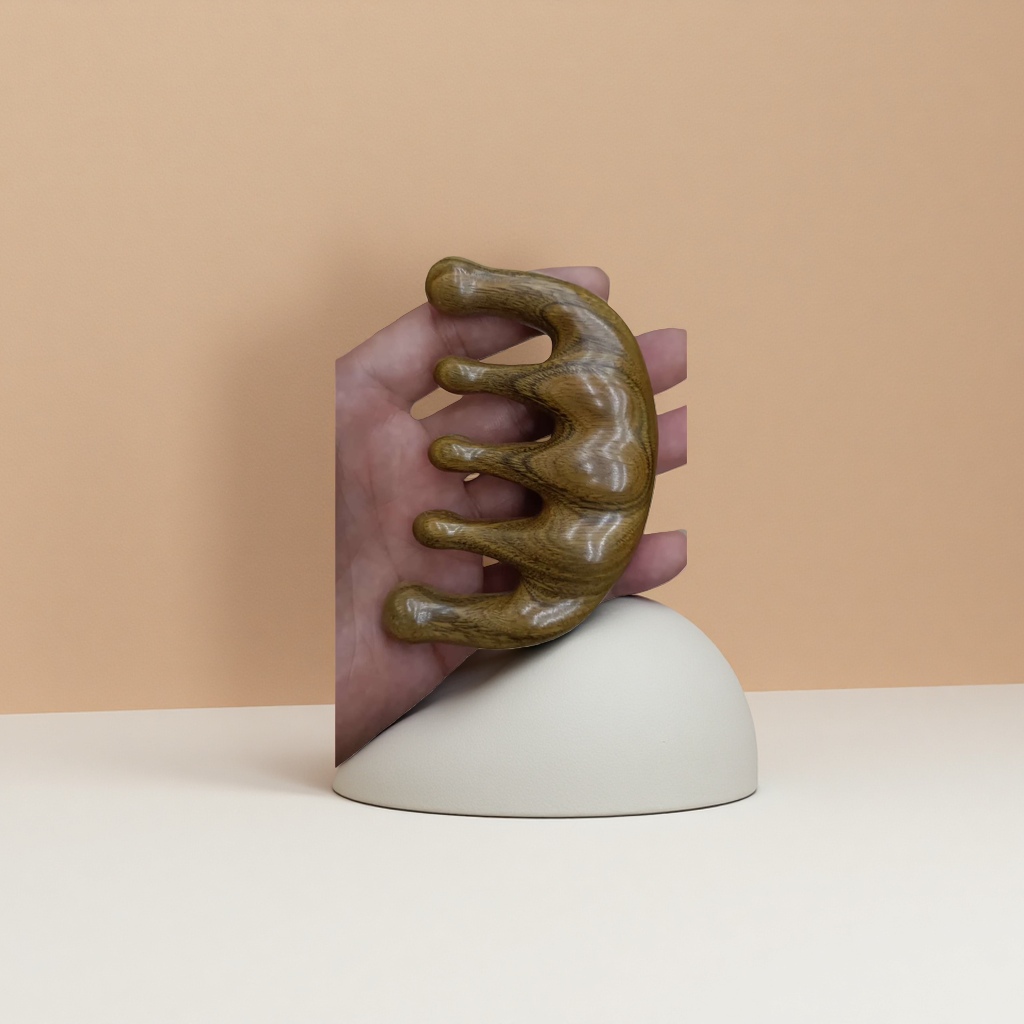 木质按摩梳 按摩梳养发梳 头皮舒缓柔顺护发神器