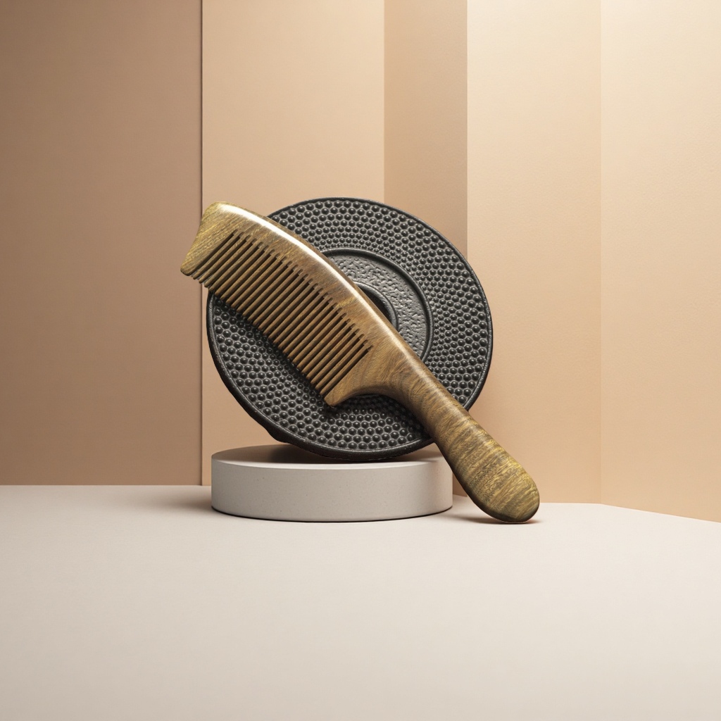 木质梳子+梳子细节图