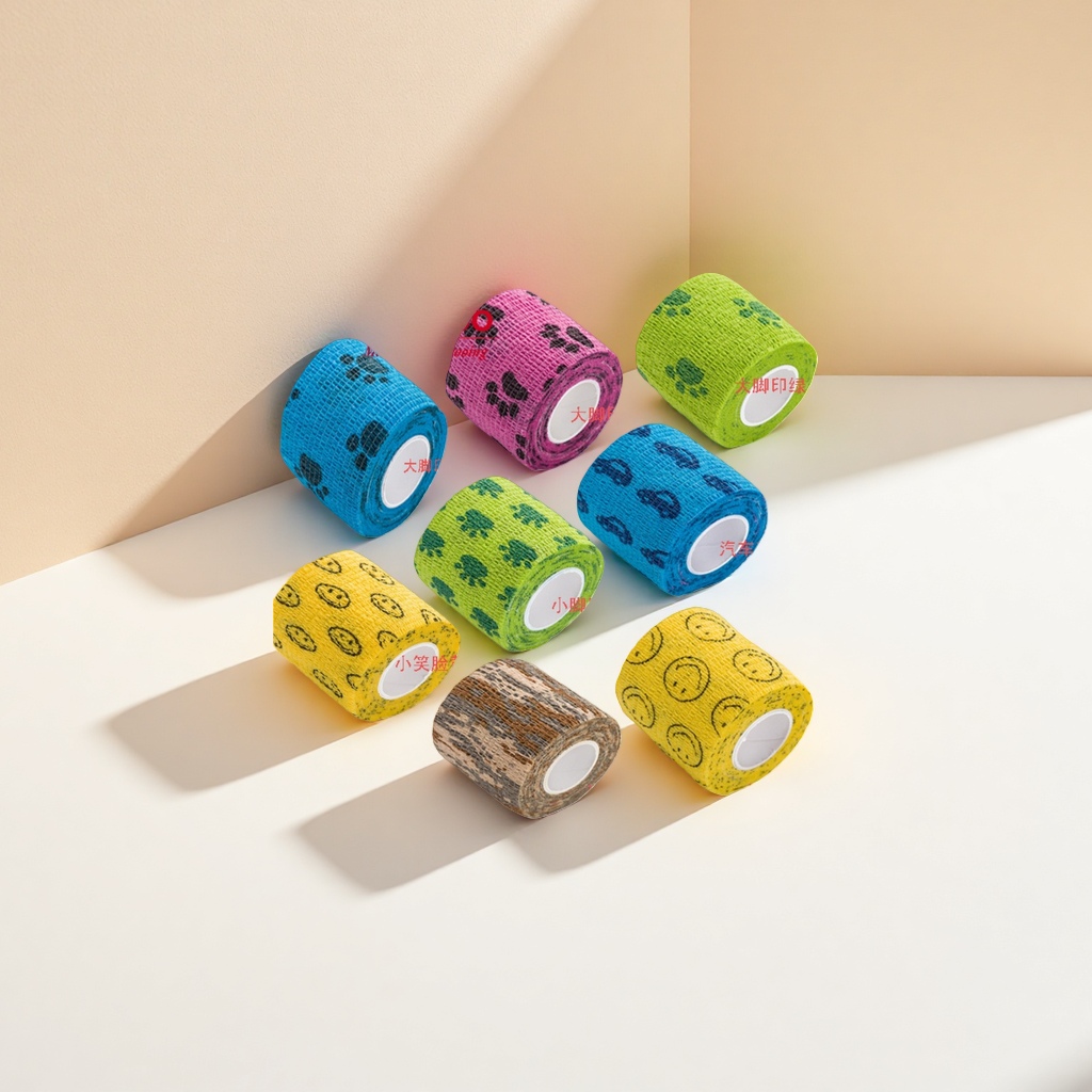 Colorful patterned medical bandages are breathable, comfortable and anti-allergy bandaging products Application Scenario