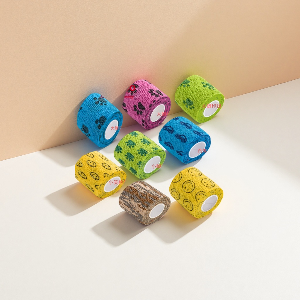 彩色图案医用绷带透气舒适防过敏包扎用品