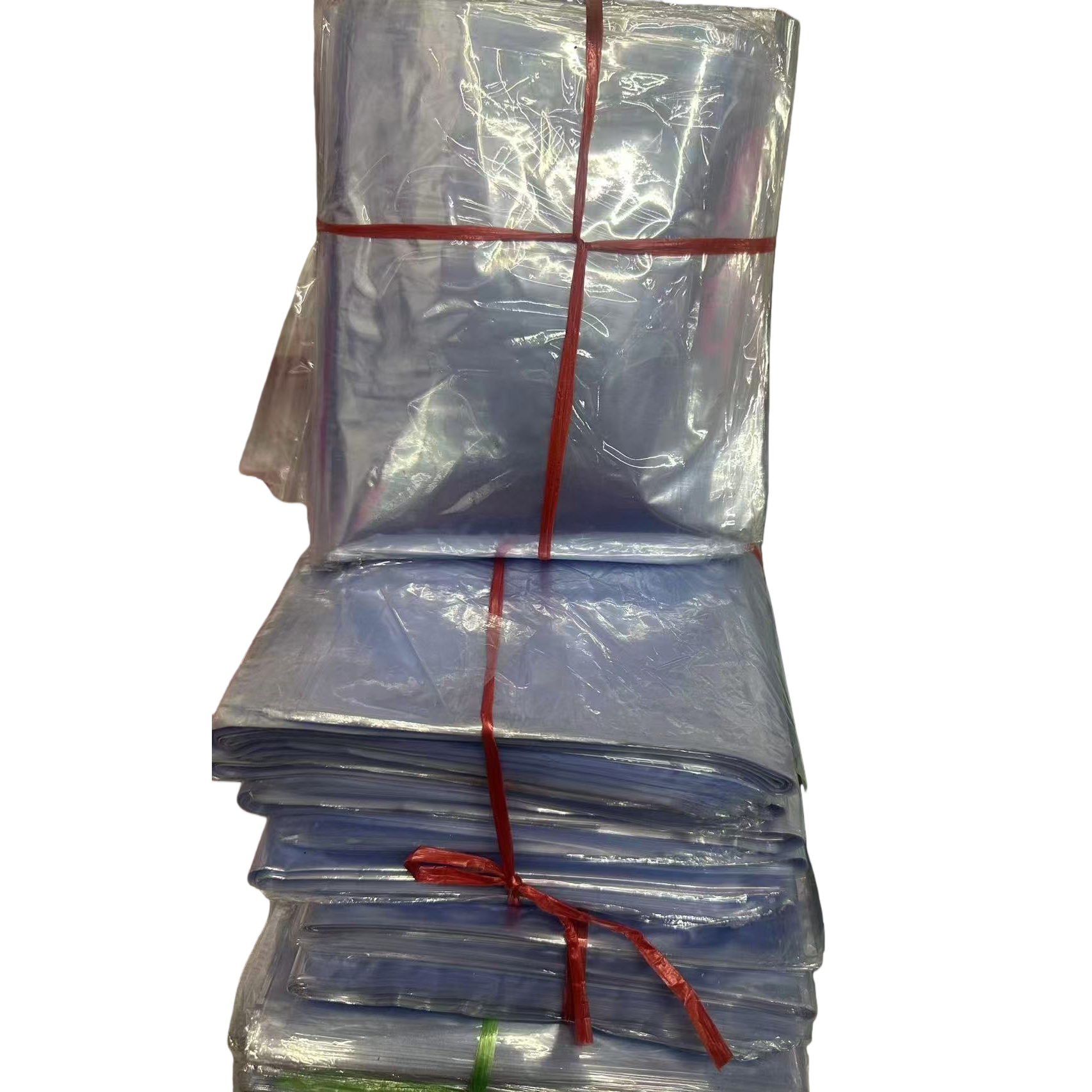 Blue plastic bags are reusable, eco-friendly, large-capacity shopping bags, and household storage bags Item Picture