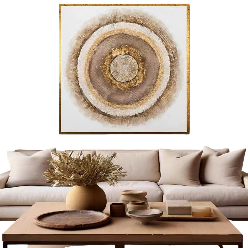 Fabric wall paintings, ceramic panel paintings, decorative paintings, living room wall art paintings, hand-painted oil paintings Item Picture