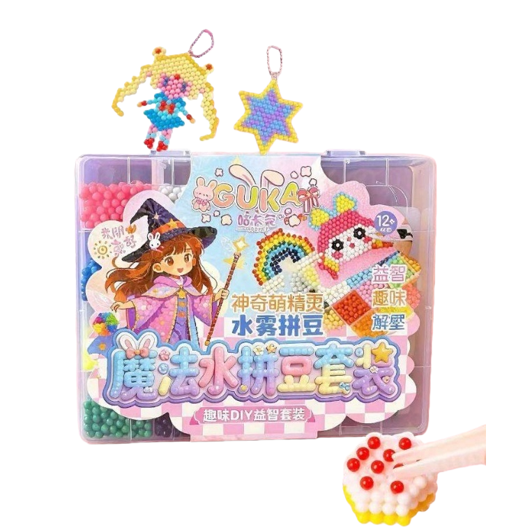 Magic Water Bean Set, a creative assembly toy, is a gift for children's intelligence and early education Application Scenario